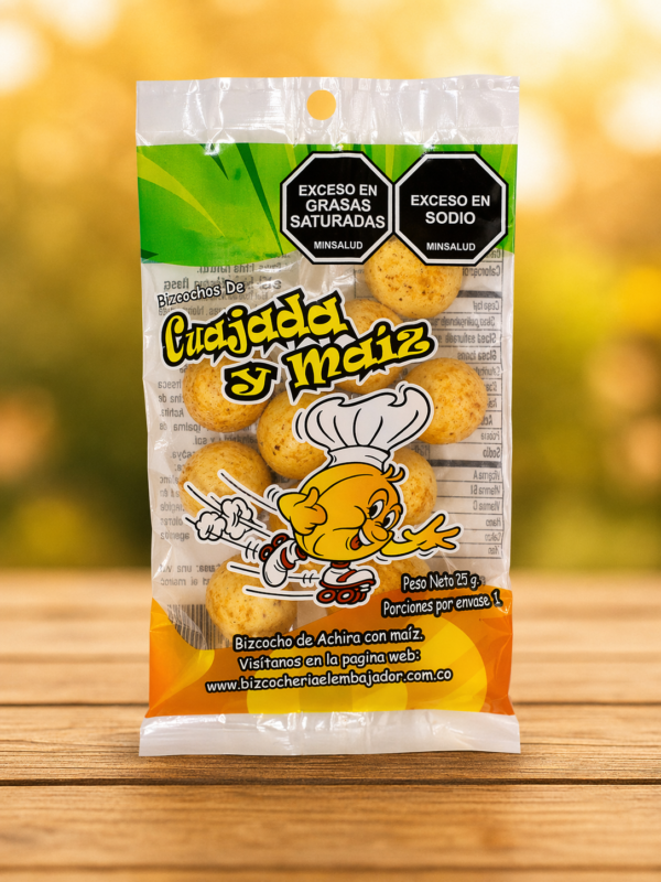 Cujada y Maíz 25 g – Snack crocante en presentación práctica