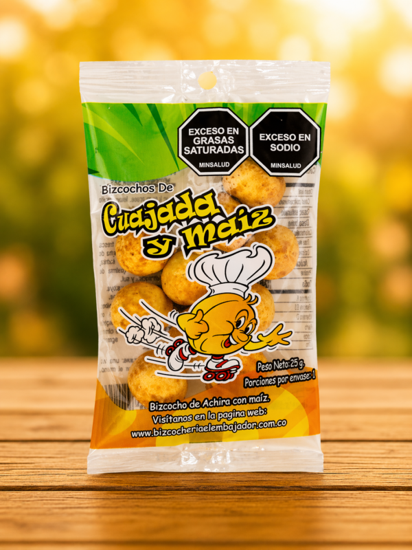 Achira con Maíz 60 g – Sabor tradicional en formato comercial